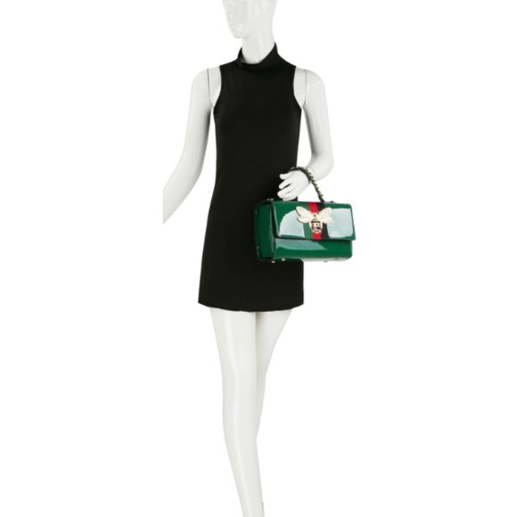 Elevate your style with the Duxbury Satchel in Mystic Green  Gorgeous Green Patent Eco-Leather Duxbury Satchel with Gorgeous Matching Walle